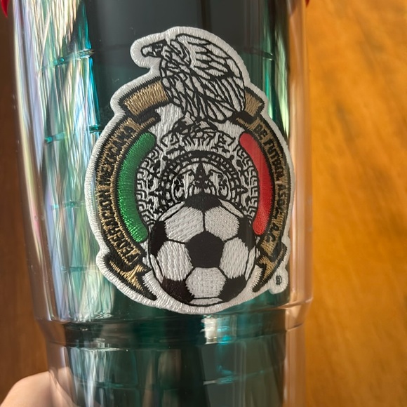 Tervis Classic Tumbler “Federacion Mexicana” ⚽️24 Oz Cup with Red Lid - Picture 3 of 5